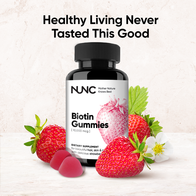 NUNC - Biotin Gummies (10,000 MCG).