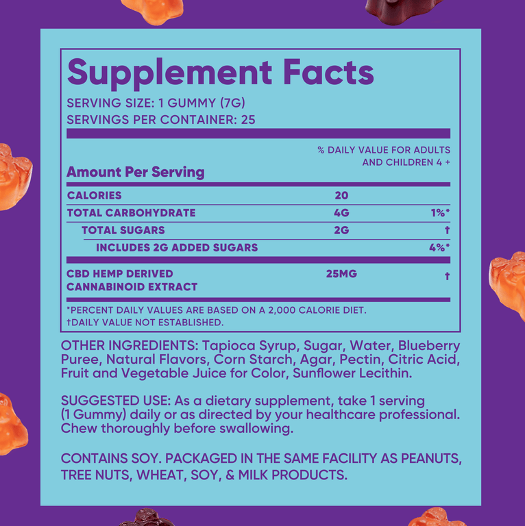 NUNC - Calm Gummies - 1 Bottle.