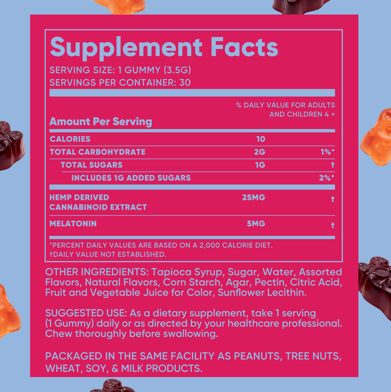 NUNC - Sleep Gummies - 1 Bottle.